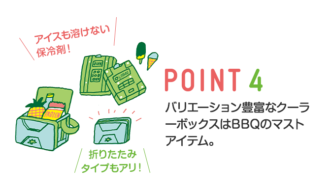 はじめてのBBQ POINT4