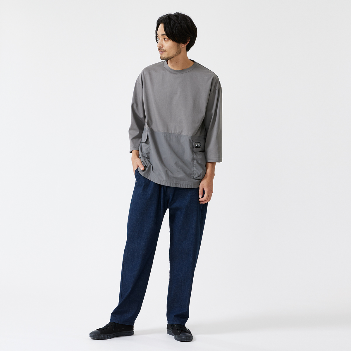 身長：180cm　着用サイズ：F