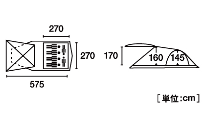 neos PANEL オーニングプラトーXL-BB|ギア|テント|2ルーム|製品情報