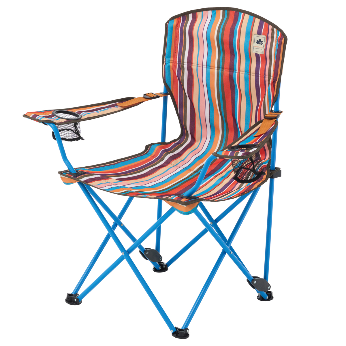 ROSY リクライナーチェア-BB（オレンジストライプ）|ギア|家具|椅子 
