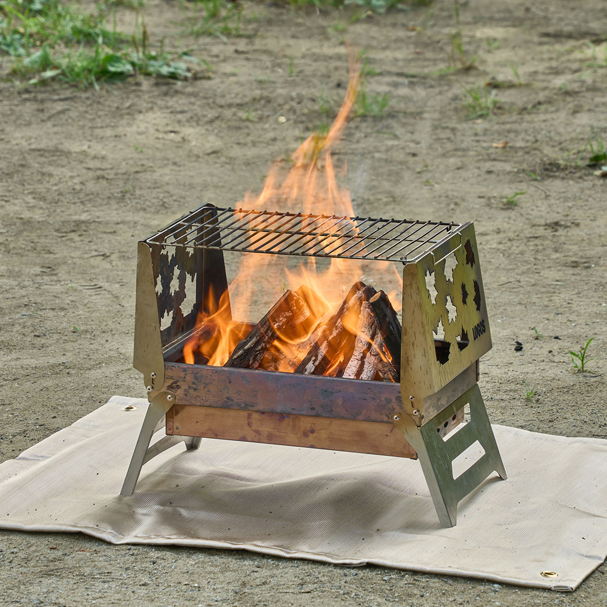 バーベキュー・調理用品DARCHE 正規品 BBQ450 焚き火台キャンプグリル ステンレステンレス製