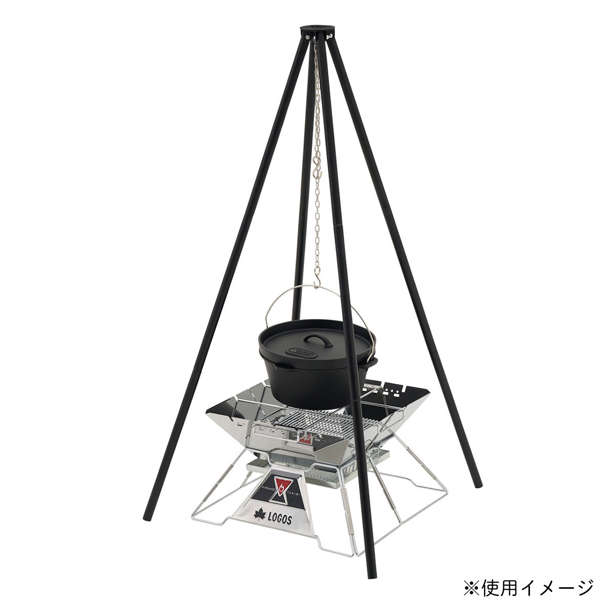 新品 未使用□トライポッド BBQグリル